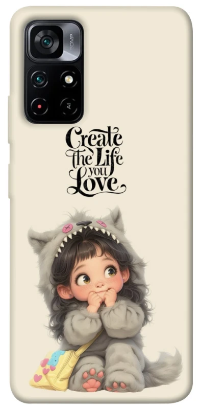 Чохол на Xiaomi Poco M4 Pro 5G Create the life you love фото 1 з 1