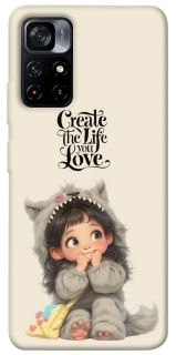 Чехол на Xiaomi Poco M4 Pro 5G Create the life you love фото 1 из 1