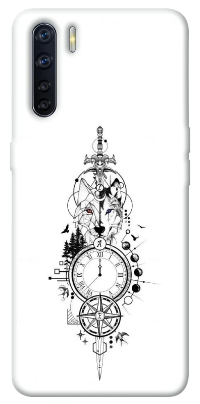 Чехол на Oppo A91 Tattoo ver.8 фото 1 из 1