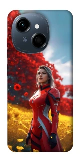 Чехол на TECNO Spark Go 1 Cyber space girl ver.5 фото 1 из 1