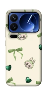 Чохол на Xiaomi 17 Pro Labubu Green Heart фото 1 з 1
