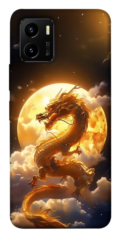 Чехол на Vivo Y15s Golden Dragon фото 1 из 1
