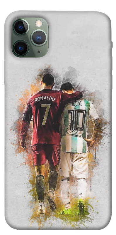 Чохол на Apple iPhone 11 Pro Max (6.5") Ronaldo та Messi фото 1 з 1