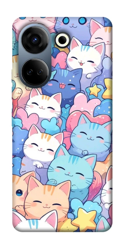 Чехол на TECNO Camon 20 Pro (CK7n) Funny Kittens ver.3 фото 1 из 1