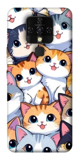 Чехол на TECNO Camon 16 SE Cute Cat v2 фото 1 из 1