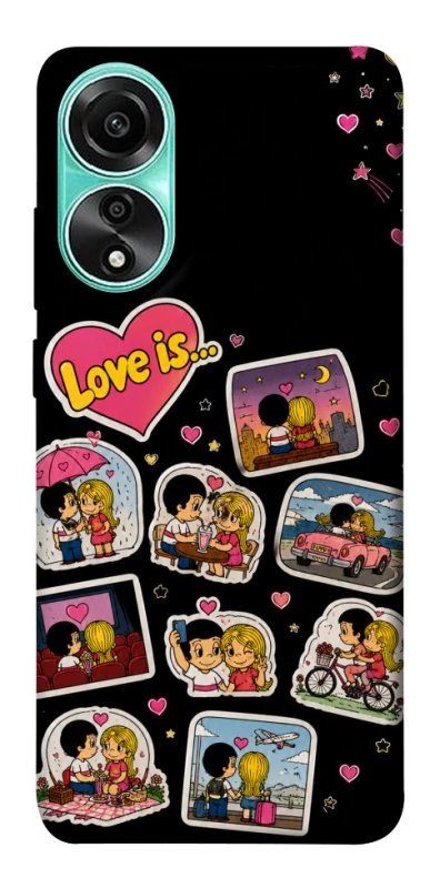 Чохол на Oppo A78 4G Love is ver.3 фото 1 з 1