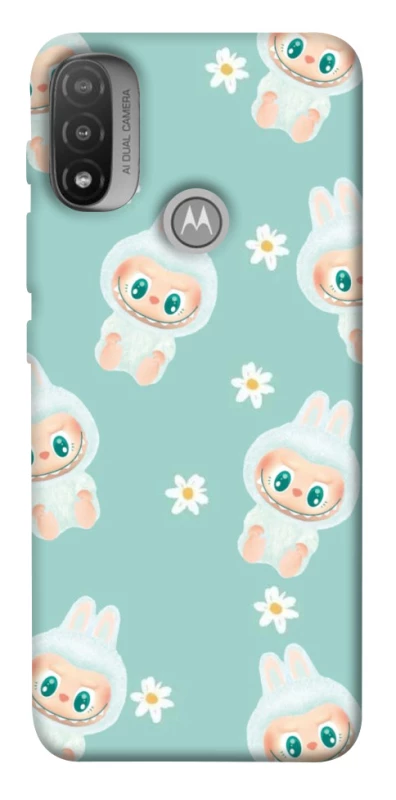 Чохол на Motorola Moto E20 Labubu Green фото 1 з 1