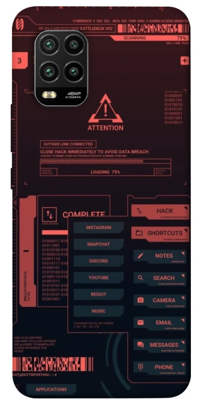 Чохол на Xiaomi Mi 10 Lite Attention фото 1 з 1