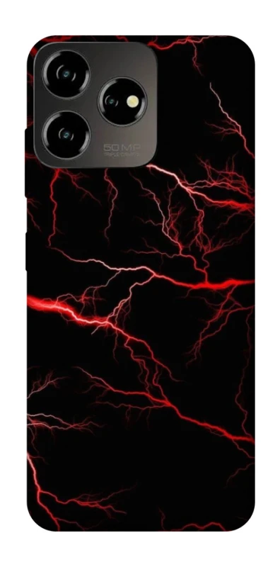 Чехол на ZTE Blade V50 Design 4G Красная молния фото 1 из 1