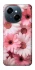 Чехол на TECNO Spark Go 1 Розовые цветы v2 фото 1 из 1