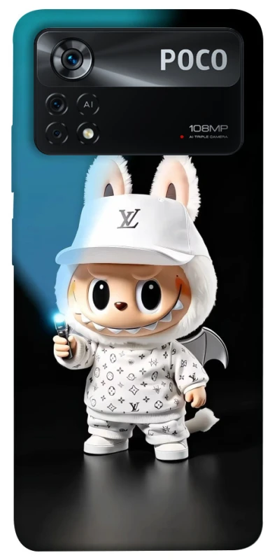 Чохол на Xiaomi Poco X4 Pro 5G Labubu with flashlight ver.1 фото 1 з 1