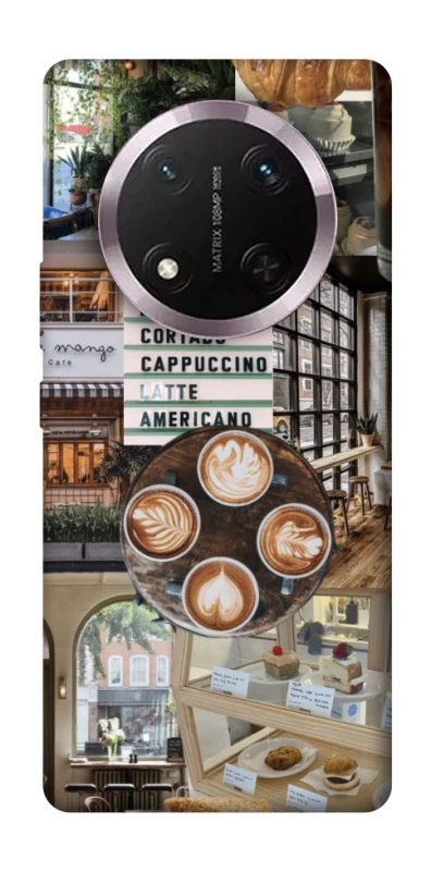 Чохол на Honor X9c Coffee collage ver.5 фото 1 з 1