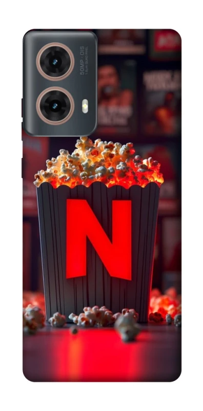 Чохол на Motorola Moto G85 Netflix and popcorn фото 1 з 1
