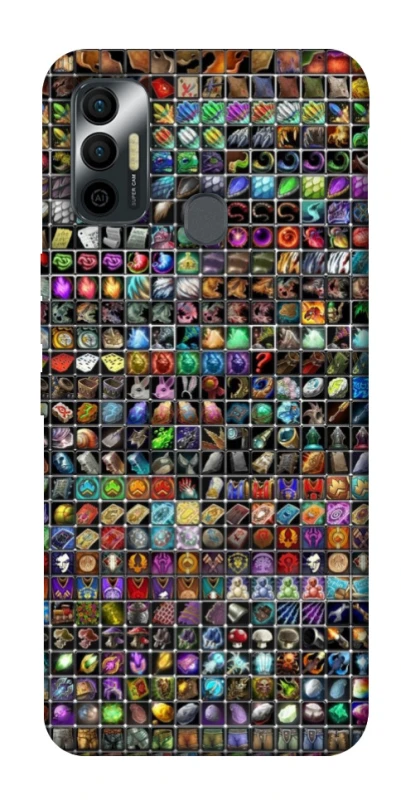 Чехол на TECNO Spark 7 Inventory menu ver.1 фото 1 из 1