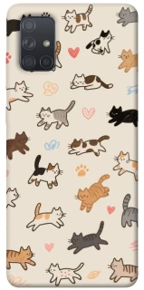 Чехол на Samsung Galaxy A71 Cat style ver.2 фото 1 из 1