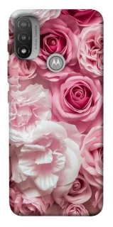 Чохол на Motorola Moto E20 Рожеві Квіти фото 1 з 1