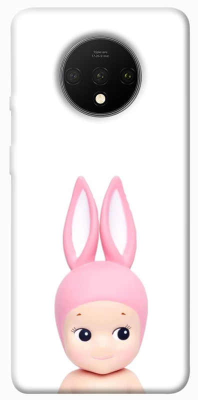 Чохол на OnePlus 7T Minimal Bunny Peek фото 1 з 1