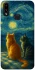 Чохол на Samsung Galaxy A10s Cats under the stars фото 1 з 1