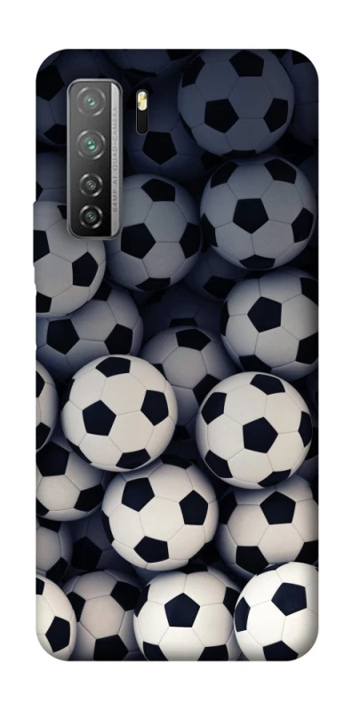 Чохол на Huawei Nova 7 SE Футбольні м'ячи фото 1 з 1