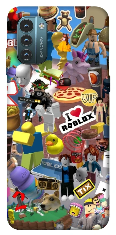 Чехол на Nokia G21 Roblox collage ver.5 фото 1 из 1