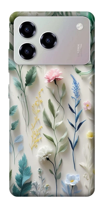 Чехол на ZTE Blade A76 Floral design ver.3 фото 1 из 1