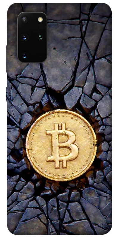 Чохол на Samsung Galaxy S20+ Bitcoin cracks фото 1 з 1