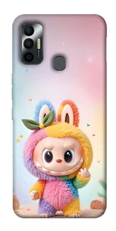 Чехол на TECNO Spark 7 Labubu colored фото 1 из 1