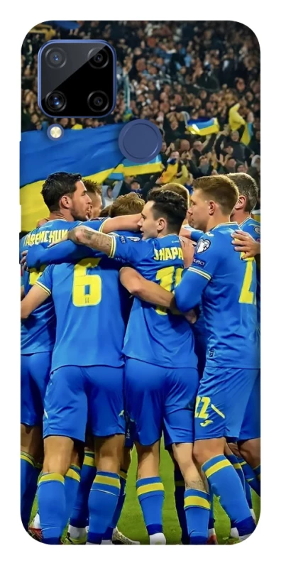 Чехол на Realme C15 Сборная Украины v3 фото 1 из 1