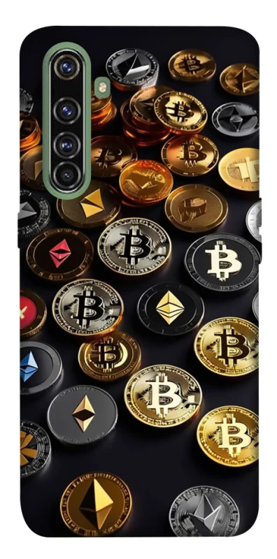 Чехол на Realme X50 Pro Many coins фото 1 из 1