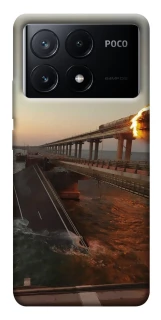 Чехол на Xiaomi Poco X6 Крымский мост устал фото 1 из 1