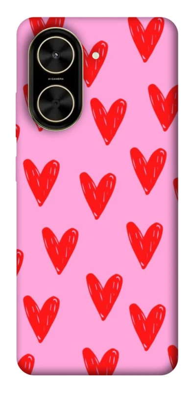 Чохол на Xiaomi Poco C71 Red hearts 2 фото 1 з 1
