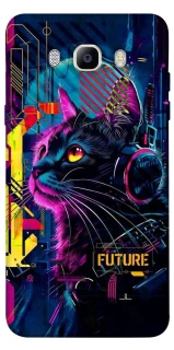 Чехол на Samsung J710F Galaxy J7 (2016) Cyber Cat v2 фото 1 из 1
