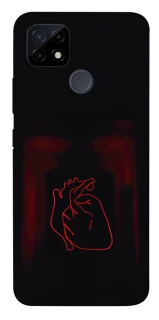 Чехол на Realme C12 Красное сердце фото 1 из 1