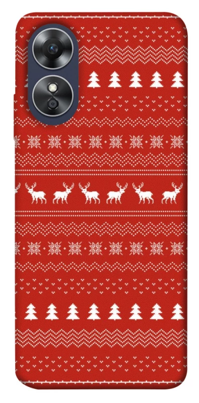 Чехол на Oppo A17 Новогодний v12 фото 1 из 1