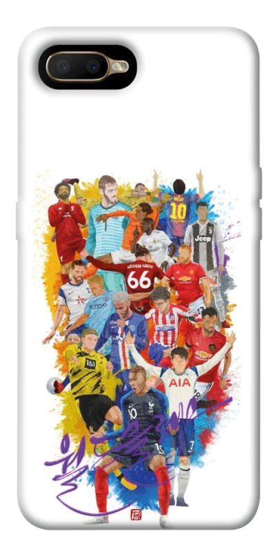 Чехол на OPPO A5 / A3S / AX5 / R15-NEO Football Abstract v2 фото 1 из 1