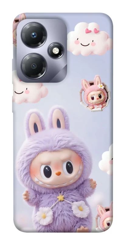 Чохол на Infinix Hot 30i Labubu & clouds фото 1 з 1