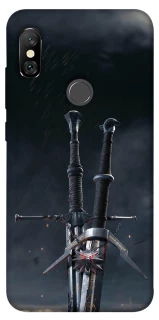 Чехол на Xiaomi Redmi Note 6 Pro Мечи Ведьмака фото 1 из 1