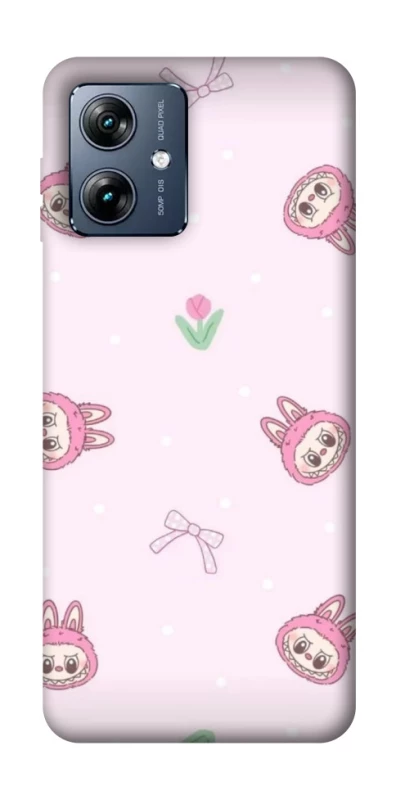 Чехол на Motorola Moto G54 Power Labubu Flower фото 1 из 1