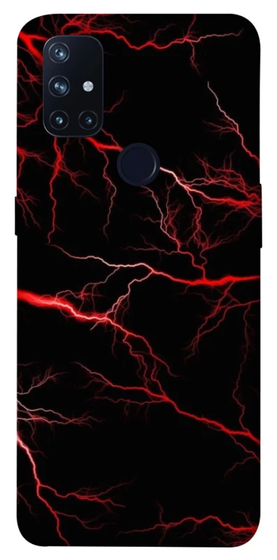Чохол на OnePlus Nord N10 5G Червона молнія фото 1 з 1