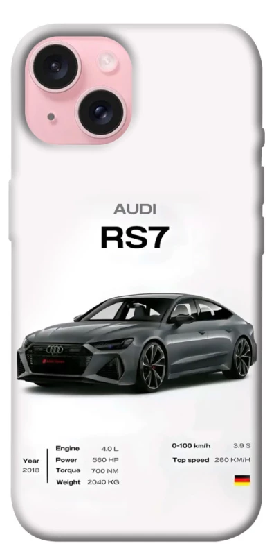 Чехол на Apple iPhone 15 (6.1") Audi RS7 фото 1 из 1