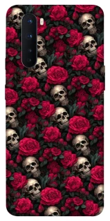 Чехол на OnePlus Nord Черепа и розы фото 1 из 1