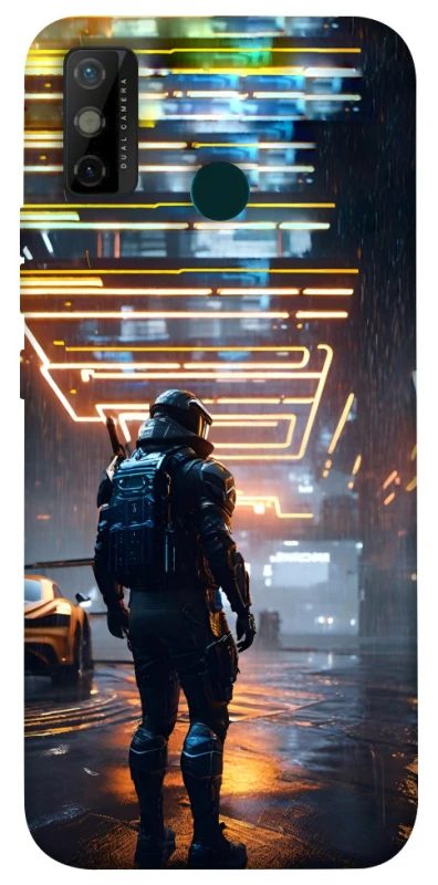 Чехол на TECNO Spark 6 Go Cyber character фото 1 из 1