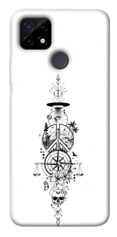 Чехол на Realme C21Y Tattoo ver.7 фото 1 из 1
