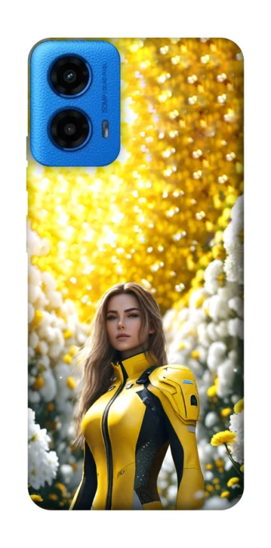 Чохол на Motorola Moto G45 Cyber space girl ver.2 фото 1 з 1