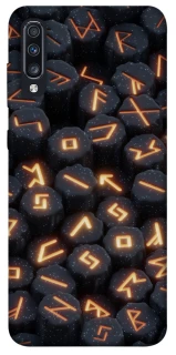 Чехол на Samsung Galaxy A70 (A705F) Огненые руны фото 1 из 1