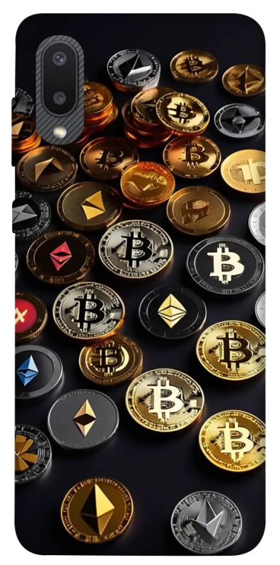 Чехол на Samsung Galaxy A02 Many coins фото 1 из 1