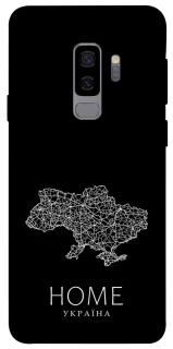 Чохол на Samsung Galaxy S9+ Ukraine black map фото 1 з 1