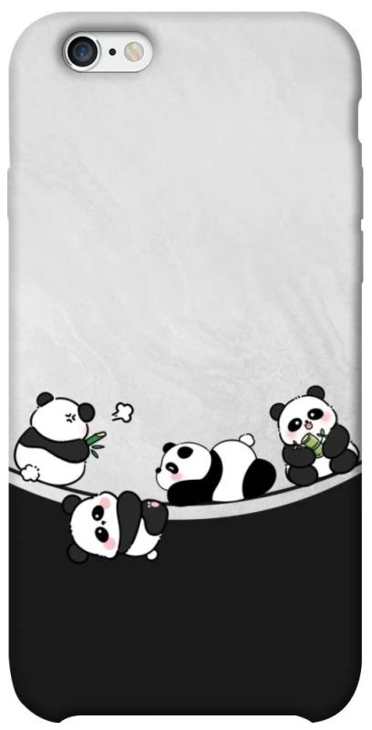 Чохол на Apple iPhone 6/6s (4.7") Four pandas фото 1 з 1
