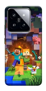 Чехол на Xiaomi 14 Pro Minecraft game фото 1 из 1