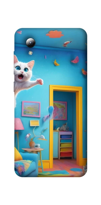 Чохол на ZTE Blade A3 (2019) crazy cat фото 1 з 1
